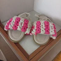 دمپایی مکرومه