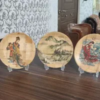 باکس دمنوش بعلاوه زیر لیوانی و بشقاب چوبی دکور|صنایع دستی و سایر لوازم تزئینی|تهران, آبشار تهران (دریاچه)|دیوار