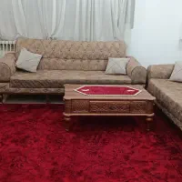 مبل ۸نفره جلو مبلی ۳عددعسلی بسیار شیک
