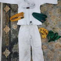 لباس جودو تورنادو محکم سایز m به همراه کمربند