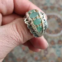 حلقه جواهری زمرد زامبیا