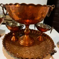 ظروف مسی|کلکسیون اشیاء عتیقه|شیراز, فرهنگ شهر|دیوار