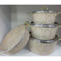 سرویس قابلمه کوشا ماربل 7 پارچه بزرگ