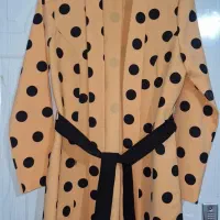 مانتو طرحدار کمر کوتاه سایز ۴۰