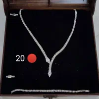 ست طلا سفید نو (صفر)