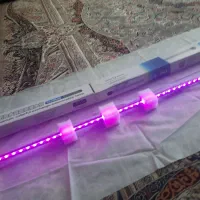 مهتابی هشت رنگ ۱۰۰ سانت اکواریوم نو نو تعویض با|ماهی|اصفهان, شهرک صنعتی امیرکبیر (شاپور جدید)|دیوار
