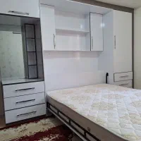 کمدوتختخواب تاشوباچوب لباسی|تشک تختخواب|یزد, |دیوار