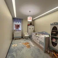 سرویس کامل اتاق کودک حتی پرده و آباژور