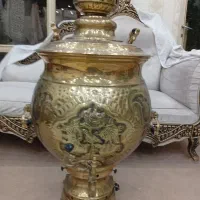 سماور مجلسی وقهوه خانه ای|کلکسیون اشیاء عتیقه|نجفآباد, ویلاشهر|دیوار