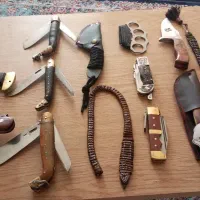 مقداری چاقو کهنه و جدیدی زیر قیمت بازار انگشتر|کلکسیون اشیاء عتیقه|اصفهان, رزمندگان|دیوار