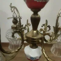 لوستر چهار شاخه ویـنـتـیج زیبا و خاطره انگیز|لوستر و چراغ آویز|زنجان, |دیوار