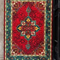 فرش تابان کاشان نقش حریص لاکی ۱۲۰۰شانه