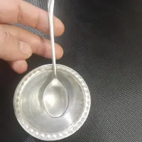 قاشق و پیاله نقره