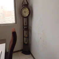 ساعت ایستاده تمام چوب