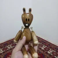 عروسک چوبی تدی|صنایع دستی و سایر لوازم تزئینی|اصفهان, باغ زرشک|دیوار