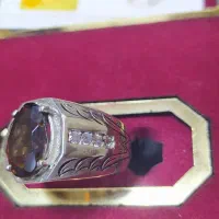 انگشتر کوارتز دودی نقره|بدلیجات|مینودشت, |دیوار