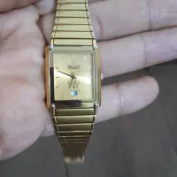 ساعت سویستار اصل روکش طلا