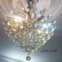 لوستر کریستالی  سه تا . پذیرایی ‌.آشپزخانه .راهرو|لوستر و چراغ آویز|ساوه, |دیوار