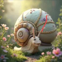 حلزون و تخم حلزون آچاتینا آلبینو (خاویار حلزون)