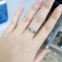 انگشتر تک نگین کارتیر نقره اصلی|بدلیجات|کرمانشاه, |دیوار