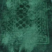 سجاده مخملی سبز خوشرنگ