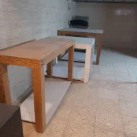 قفسه کتاب و ویترین و میز|کتابخانه، شلف، قفسههای دیواری|احمدآبادمستوفی, |دیوار