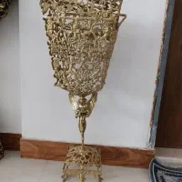 سطل آشغال وجادستمال کاغذی  برنجی اصلی|صنایع دستی و سایر لوازم تزئینی|تهران, شهرک ابوذر|دیوار