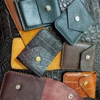 ۶۵عدد کیف کارت چرم طبیعی(۵عددمجانی)مناسب رم گوشی