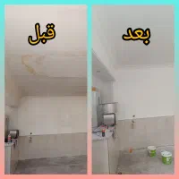 نقاش حرفه‌ای ساختمان ـ دیوار ـ سقف ـ درب و پنجره|خدمات پیشه و مهارت|نیشابور, خط کاشمر|دیوار