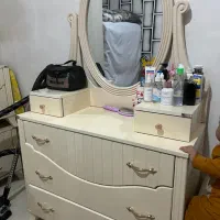 میز آرایش کنسول و اینه|تخت و سرویس خواب|قرچک, محمد آباد|دیوار