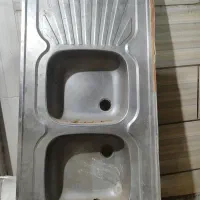 سینک ظرفشویی دوقلو روکار