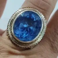 انگشتر نقره تبریز سنگ توپاز|بدلیجات|تهران, نیروی هوایی (پیروزی)|دیوار