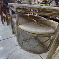 میزنهار خوری کمجا نهارخوری فلزی چهار نفره 6 نفره|میز و صندلی غذاخوری|مشهد, شهرک رازی (شهرک غرب)|دیوار