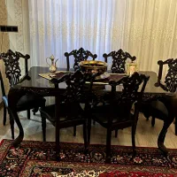 نهارخوری ۶نفره|میز و صندلی غذاخوری|سلماس, |دیوار