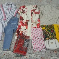مانتوها دونه ۲۵۰ لباس مجلسی ها دونه ۷۰۰ شال