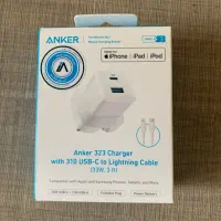 شارژر آداپتور ۳۳ وات دو پورت anker کاملا نو