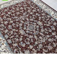 فرش ماشینی کشمیر الدورادو طرح آرمیتا کرم و لاکی|فرش|جهرم, |دیوار