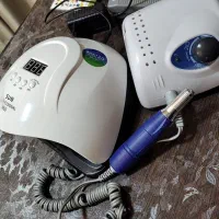 لوازم کاشت ناخن  درحد آموزش استفاده شده