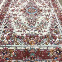 (فرش فرزین)جفت۲در۳فرش دستباف نقشه خطیبی رج۳۲مرینوس