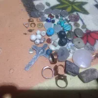 مقداری سنگ قیمتی وسکه ویک شهاب سنگ|بدلیجات|شیراز, گلکوب|دیوار