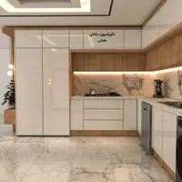 کابینت کناف پارکت کاغذدیواری آینه کاری