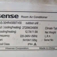 کولر گازی ۳۰ هزار هایسنس|کولر گازی و فنکوئل|کرج, فاز ۴ مهرشهر|دیوار