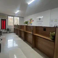 همکار خانم در پیشخوان دولت