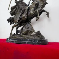 مجسمه برنز وایکینگ سوارکار برنزی|مجسمه، تندیس، ماکت|تهران, دردشت|دیوار