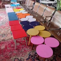 گل میز رنگی و جلو مبلی و زیر گلدانی همه رنگی|مبلمان خانگی و میز عسلی|شیراز, وزیرآباد|دیوار