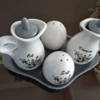 سرویس پنج تیکه آبلیمو و آبغوره با نمکدان|ظروف سرو و پذیرایی|تهران, مجیدیه|دیوار