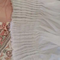 پرده توری و حریر،کاملا سالم و تمیز|پرده، رانر، رومیزی|قدس, شهر‌قدس|دیوار