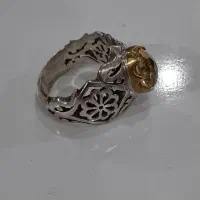 انگشتر نقره نگین سیترین|جواهرات|پرند, فاز ۴|دیوار