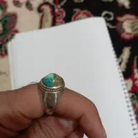 فیروزه سنگ اصل رکاب نقره