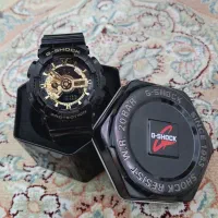 ساعت جی شاک GA110 مشکی طلایی